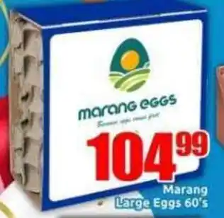 Three Star Cash and Carry Marang Large Eggs offer