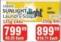 KitKat Cash and Carry Sunlight Laundry Soap 125g offer