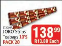 KitKat Cash and Carry JOKO Strips Teabags 10'S PACK 20 offer