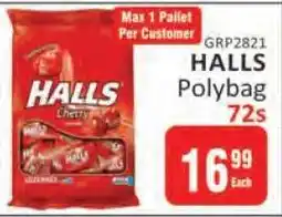 KitKat Cash and Carry HALLS Polybag 72s offer