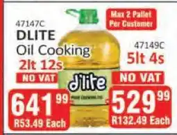 KitKat Cash and Carry DLITE Oil Cooking 2lt 12s offer