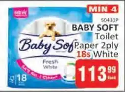 KitKat Cash and Carry BABY SOFT Toilet Paper 2ply 18s White offer