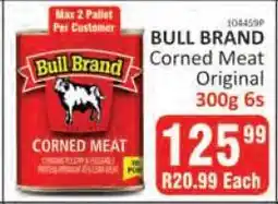 KitKat Cash and Carry Bull Brand Corned Meat Original 300g 6s offer
