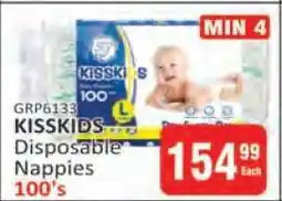 KitKat Cash and Carry KISSKIDS Disposable Nappies 100's offer