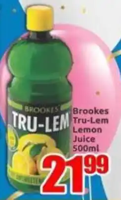 Three Star Cash and Carry Brookes Tru-Lem Lemon Juice offer