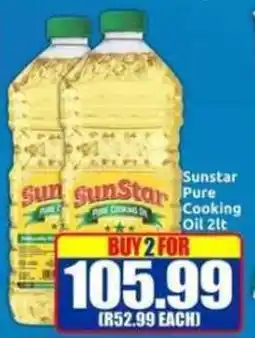 Three Star Cash and Carry SunStar Pure Cooking Oil offer