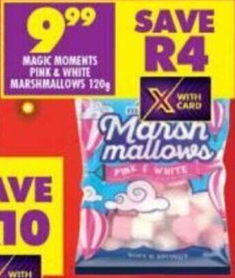 Shoprite Magic Moments Pink & White Marshmallows 120g offer
