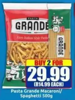 Three Star Cash and Carry Pasta Grande Macaroni/ Spaghetti offer