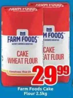 Three Star Cash and Carry Farm Foods Cake Flour offer