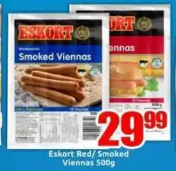 Three Star Cash and Carry Eskort Red/ Smoked Viennas offer