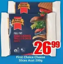 Three Star Cash and Carry First Choice Cheese Slices Asst offer
