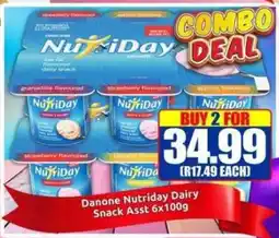Three Star Cash and Carry Danone Nutriday Dairy Snack Asst offer