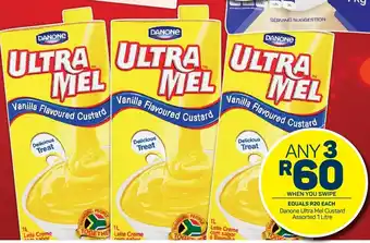 Pick n Pay Danone Ultra Mel  Custard Asso1L offer