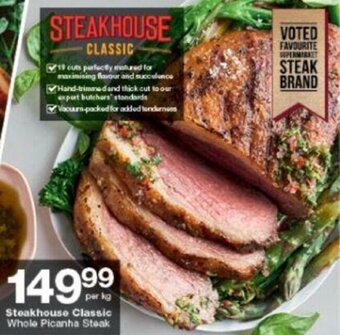 Checkers Steakhouse Classic Whole Picanha Steak offer