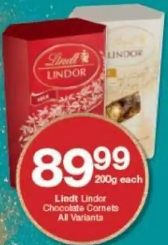 Checkers Lindt Lindor 200g offer