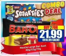 Three Star Cash and Carry Nestle Large Bar Asst offer