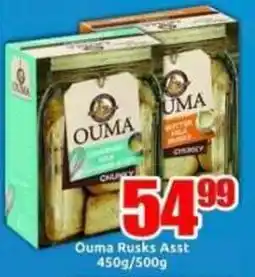 Three Star Cash and Carry Ouma Rusks Asst offer