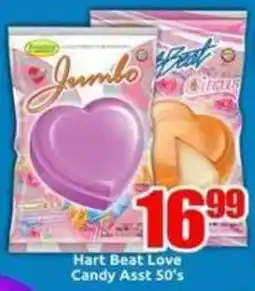 Three Star Cash and Carry Hart Beat Love Candy Asst offer