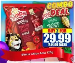 Three Star Cash and Carry Simba Chips Asst offer