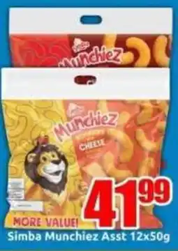 Three Star Cash and Carry Simba Munchiez Asst offer