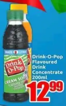 Three Star Cash and Carry Drink-O-Pop Flavoured Drink Concentrate offer