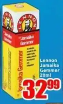Three Star Cash and Carry Lennon Jamaika Gemmer offer