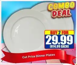 Three Star Cash and Carry Cut Price Dinner Plates offer