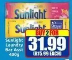 Three Star Cash and Carry Sunlight Laundry Bar Asst offer