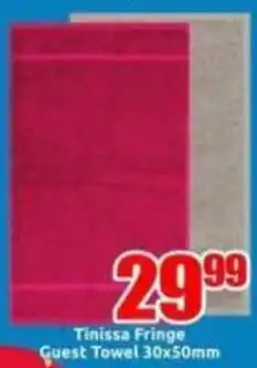Three Star Cash and Carry Tinissa Fringe Guest Towel offer