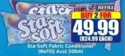 Three Star Cash and Carry Sta-Soft Fabric Conditioner Refill Asst offer