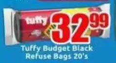 Three Star Cash and Carry Tuffy Budget Black Refuse Bags offer