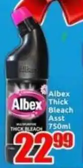 Three Star Cash and Carry Albex Thick Bleach Asst offer