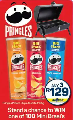 Pick n Pay Pringles Potato Chips Assorted offer