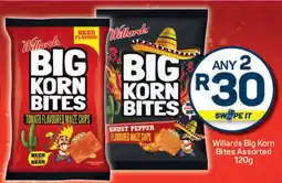 Pick n Pay Willards Big Korn Bites Assorted offer