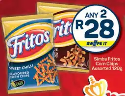 Pick n Pay Simba Fritos Corn Chips Assorted offer