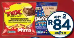 Pick n Pay Nestlé Smarties, Tex, KitKat or Bar-One Mini Bag offer