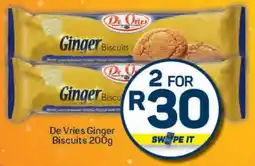 Pick n Pay De Vries Ginger Biscuits offer