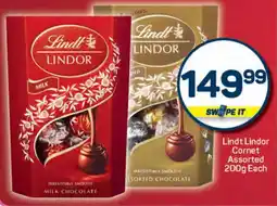 Pick n Pay Lindt Lindor Cornet Assorted offer