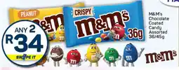 Pick n Pay M&M's Chocolate Coated Candy Assorted offer