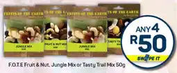 Pick n Pay F.O.T.E Fruit & Nut, Jungle Mix or Tasty Trail Mix offer
