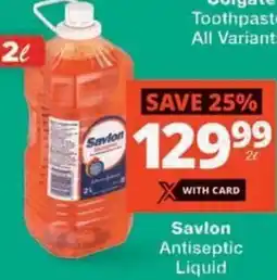 MediRite Savlon Antiseptic Liquid offer