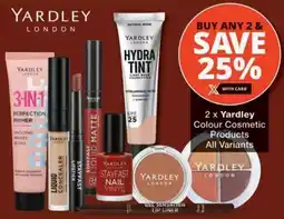 MediRite Yardley Colour Cosmetic Products All Variants offer