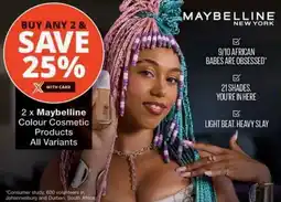 MediRite Maybelline Colour Cosmetic Products All Variants offer