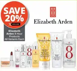 MediRite Elizabeth Arden 8 Hour Products All Variants Each offer