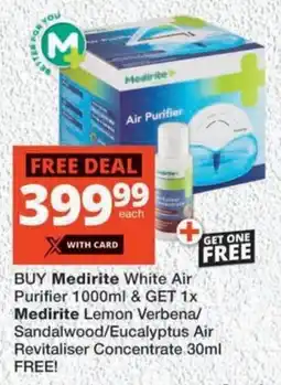 MediRite Medirite White Air Purifier offer