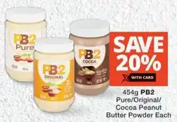 MediRite PB2 Pure/ Original/ Cocoa Peanut Butter Powder Each offer