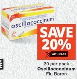 MediRite Oscillococcinum Flu Boron offer