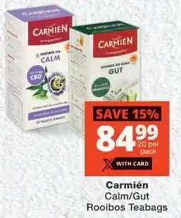 MediRite Carmién Calm/ Gut Rooibos Teabags offer
