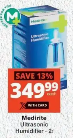 MediRite Medirite Ultrasonic Humidifier offer