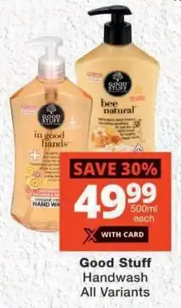 MediRite Good Stuff Handwash All Variants offer